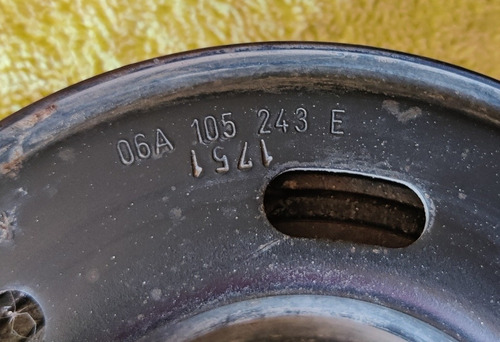 Polea Damper Cigüeñal Vw Audi 06a 105 243 E (Usado)