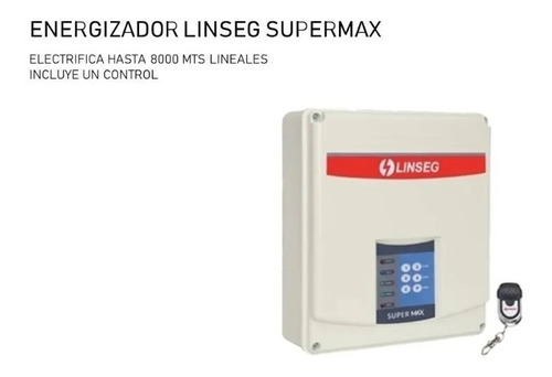 Energízador Cerco Eléctrico Linseg Supermax 8000mts+ Control