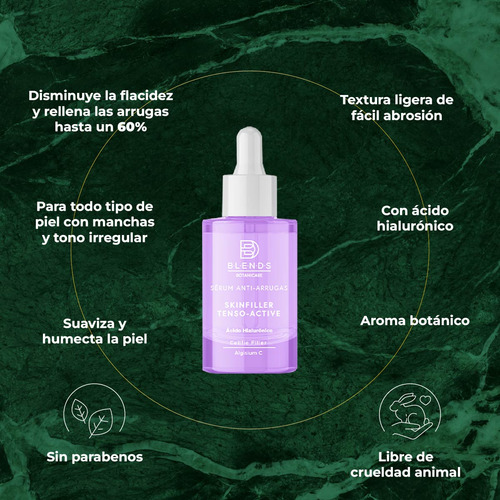 Sérum Facial Skinfiller Blends Botanicare 30ml Tipo de piel Todo tipo de piel