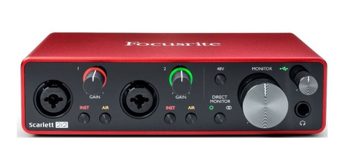 Imagen 2 de 2 de Focusrite Scarlett 2i2 3gen Interfaz Audio