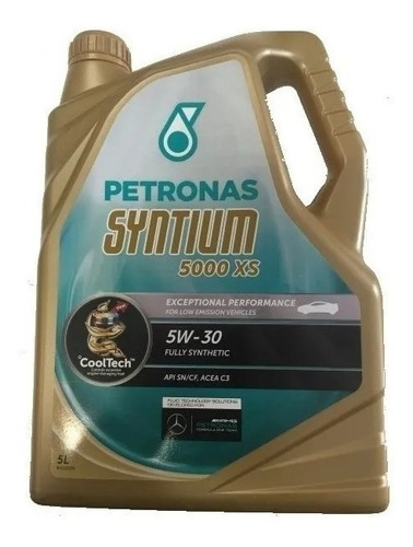 Imagen 1 de 4 de Lubricante Aceite 5w30 Petronas Syntium 3000xs Bidón 4l