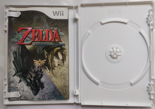 Zelda Twilight Princes Solo Caja Manual Portada Original Wii (Usado)