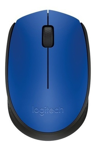 Mouse Inalámbrico Logitech M170 Azul, Rojo, Negro, Gris Color Azul/Negro