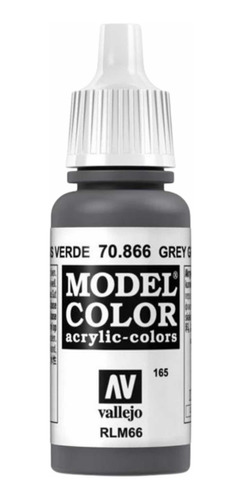 Vallejo Model Color Gris Verde 70866 Plastimodelismo Acrylic