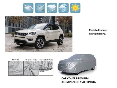 Car Cover Jeep Compass 100% Vs Granizo Agua Premium