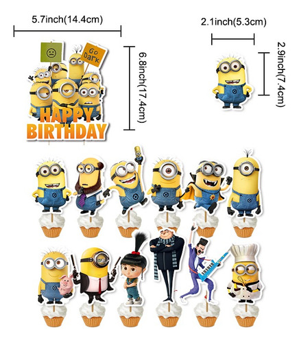 Kit De Decoracion Fiesta Cumpleaños Globos Los Minions