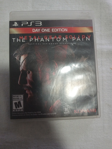 Metal Gear Solid V The Phantom Pain Ed Konami +17 M Ps3 