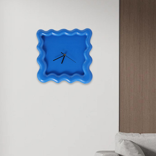 Reloj De Pared Decorativo, Ligero, Silencioso, Regalo, Azul