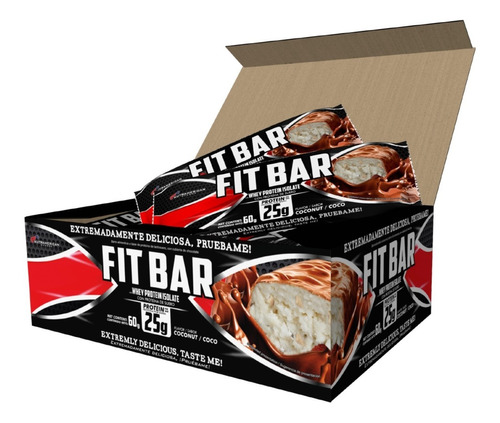 Fit Bar 12 Barras De Proteína Baja Calorias + Obsequio