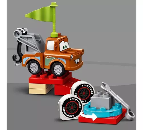 LEGO Duplo - Dia da Corrida de Relâmpago McQueen - 10924, Duplo carros