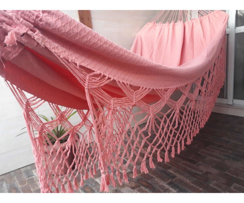 Rede Bucho De Boi Rosa Bebe Algodão