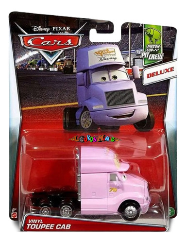 Disney Cars Vinyl Toupee Cab Piston Cup Pit Crew Deluxe