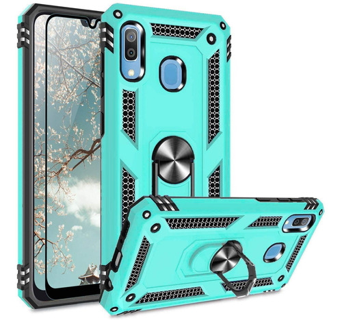 Funda Para Samsung Galaxy A20 / A30 (color Verde Azulado)