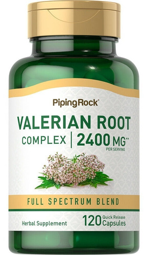 Valerian Root 2400 Mg - 120 Capsulas - Piping Rock 