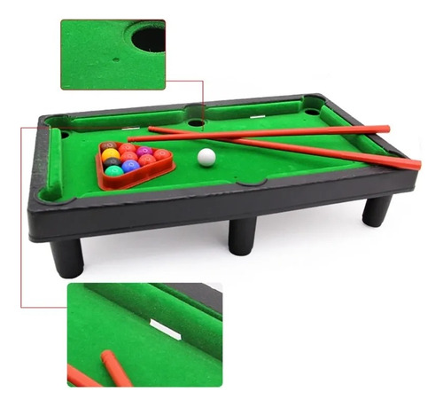Mini Mesa De Billar Para Interiores, Juego De Mesa Snooker