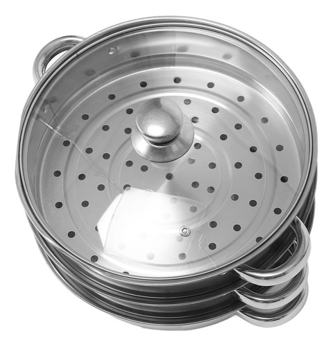 Olla De Sopa De Vapor De Gran Capacidad De Acero Inoxidable