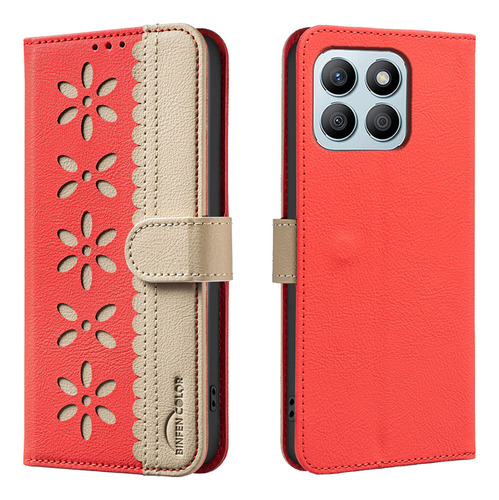 Funda De Piel Tipo Cartera Para Honor X8b X8c