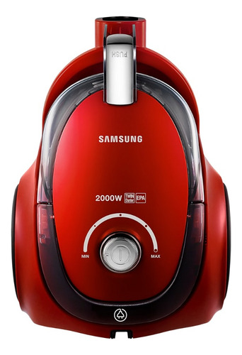 Aspiradora Samsung Vc20ccnmarf 1.5l Roja 220v