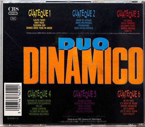Cd Guateque (30 Grandes Momentos De Exito) (dúo Dinámico) Estándar