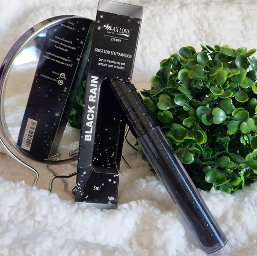 Lápiz labial Black Rain Gloss con efecto mágico - Max Love Color Gloss Black Rain