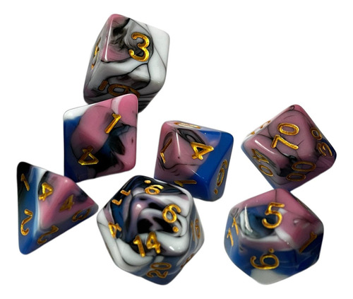 Conjunto De Dados De 7 Peças, Dados De Jogo De Estilo I
