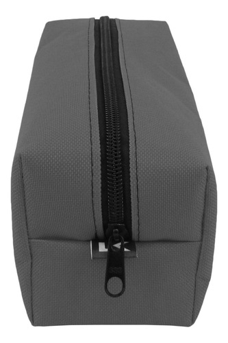 Nécessaire Box M Organizador P/ Esporte E Viagem Lisa Cor Cinza