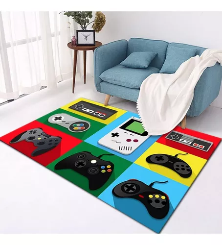 Alfombra Gamer Juegos Retro Dormitorio Play Station Navidad