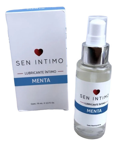 Lubricante Menta Fria X 75ml Sen Intimo