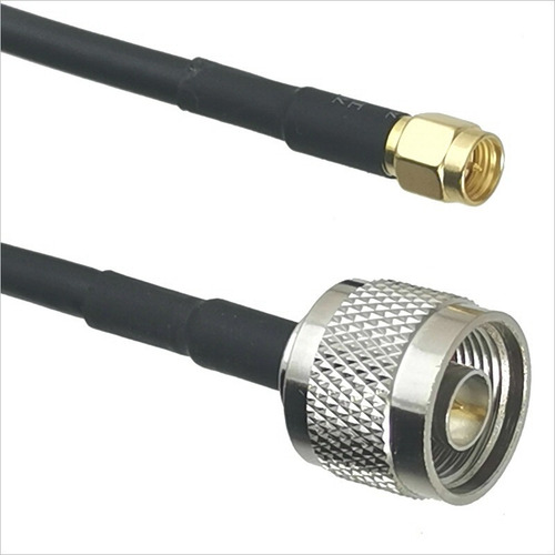 Imagen 1 de 3 de Conector Pigtail 15cm N Macho A Sma Macho, Cable Rg58