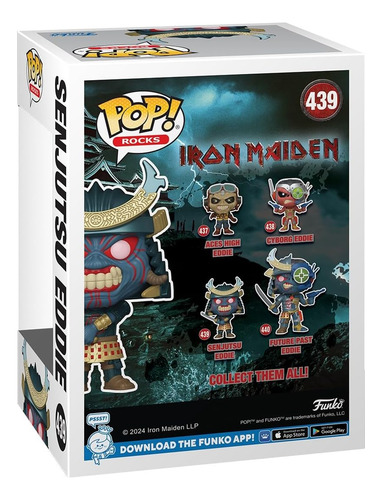 Funko Pop! Rocks Senjutsu Eddie # 439 Serie Iron Maiden