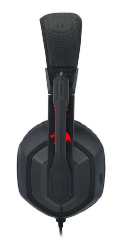 Imagen 2 de 6 de Auriculares gamer Redragon Ares H120 negro y rojo
