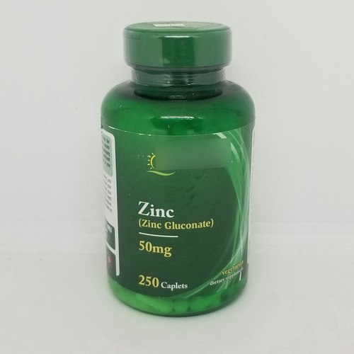 Zinc Gluconate 50mg - 250uds - Puritans Pride Sabor Sin Sabor