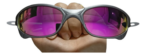 Óculos Juliet Unisex Pernas De Metal Com Fibra Mandrake Cor Da Armação Chumbo Desenho Rosa
