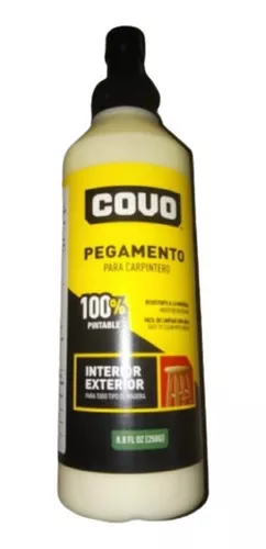 Pega Pegamento Cola Para Madera Carpintería Marca Covo 1l