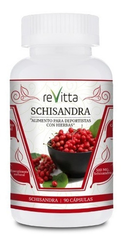 Imagen 1 de 3 de Schizandra Energizante Natural 2x90caps 300mg Envío Gratis