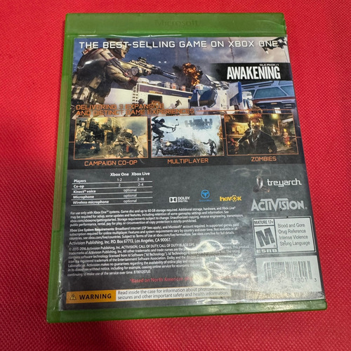 Call Of Duty Black Ops Iii Xbox One Original. A (Usado)