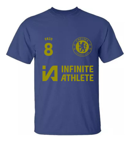 Remera Algodón Fútbol Internacional Chelsea Golden Edition