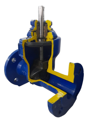 Válvula Registro Gaveta C/flanges Ferro 100mm Pam Saint-gobain R23fvgtw