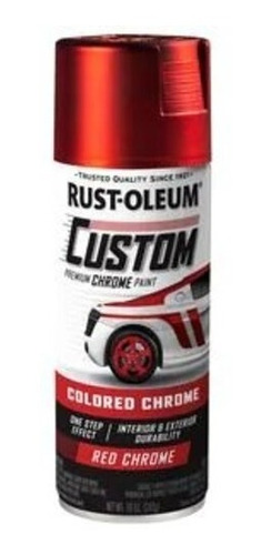 Rust-oleum Pintura Aerosol Custom Premium Cromo Rojo