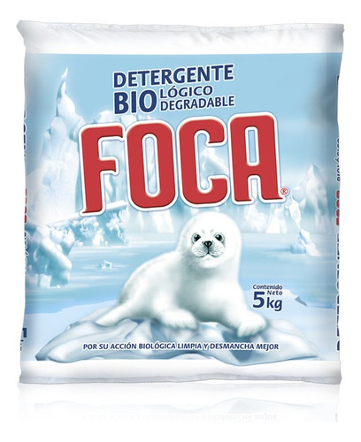 Detergente En Polvo Foca 5 Kg 