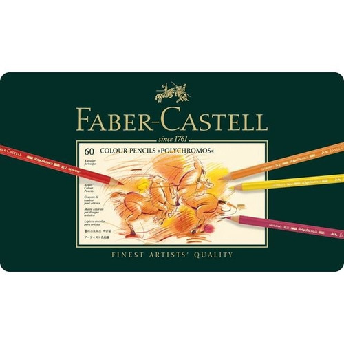 Lapices Faber Castel Polychromo X 60 Lata Verde