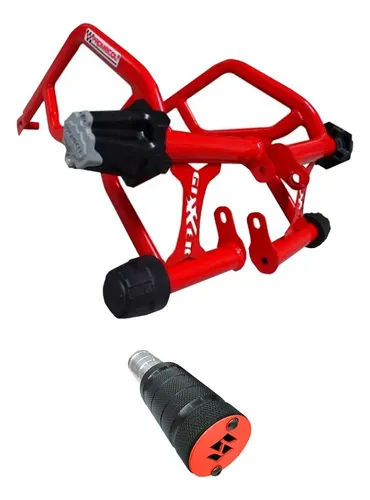 Defensa Stunt Gixxer 150 Fi + Slider Exosto + Obsq Promecol