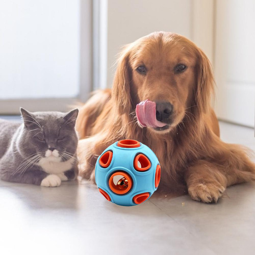 Pelota Elástica Para Perros, Resistente A Las Mordeduras, Bo