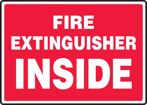 Mfxg909vp Señal Seguridad Plastico  Extintor Incendio 10  X