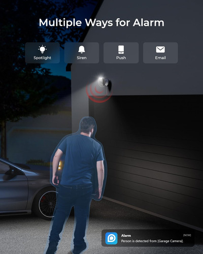 Reolink Wireless Outdoor Security Camera Lumus 2k, Upgrad...