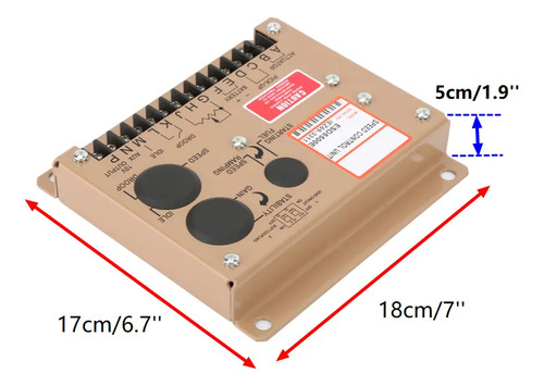 Esd5500e Panel Control Del Gobernador Electrónico Del Motor