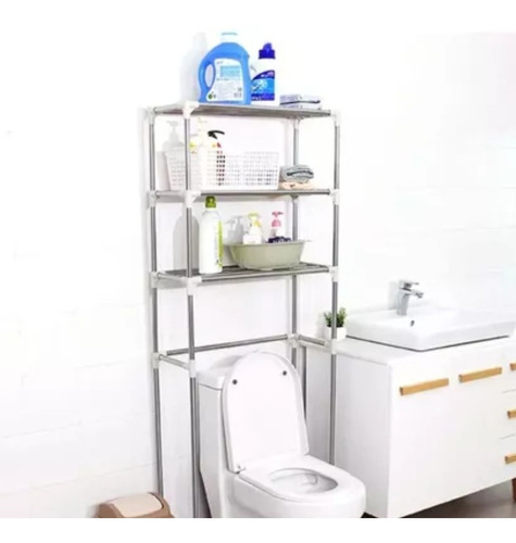 Estante Mueble Organizador De Baño 3 Niveles Repisa