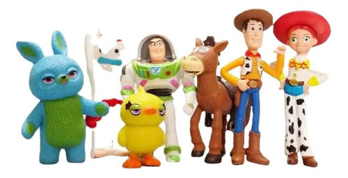 Colección Toy Story Woody Buzz Jessie Bunny Forky Duky Disne