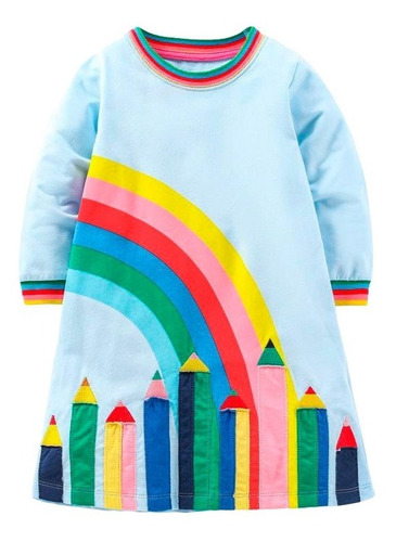 Vestido De Colores Para Niña