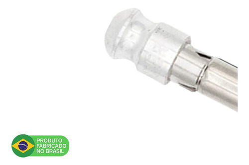 Imagem 4 de 4 de Antena Corta Pipa Moto Retrátil Retrovisor Aço Inox 7/8 Pta